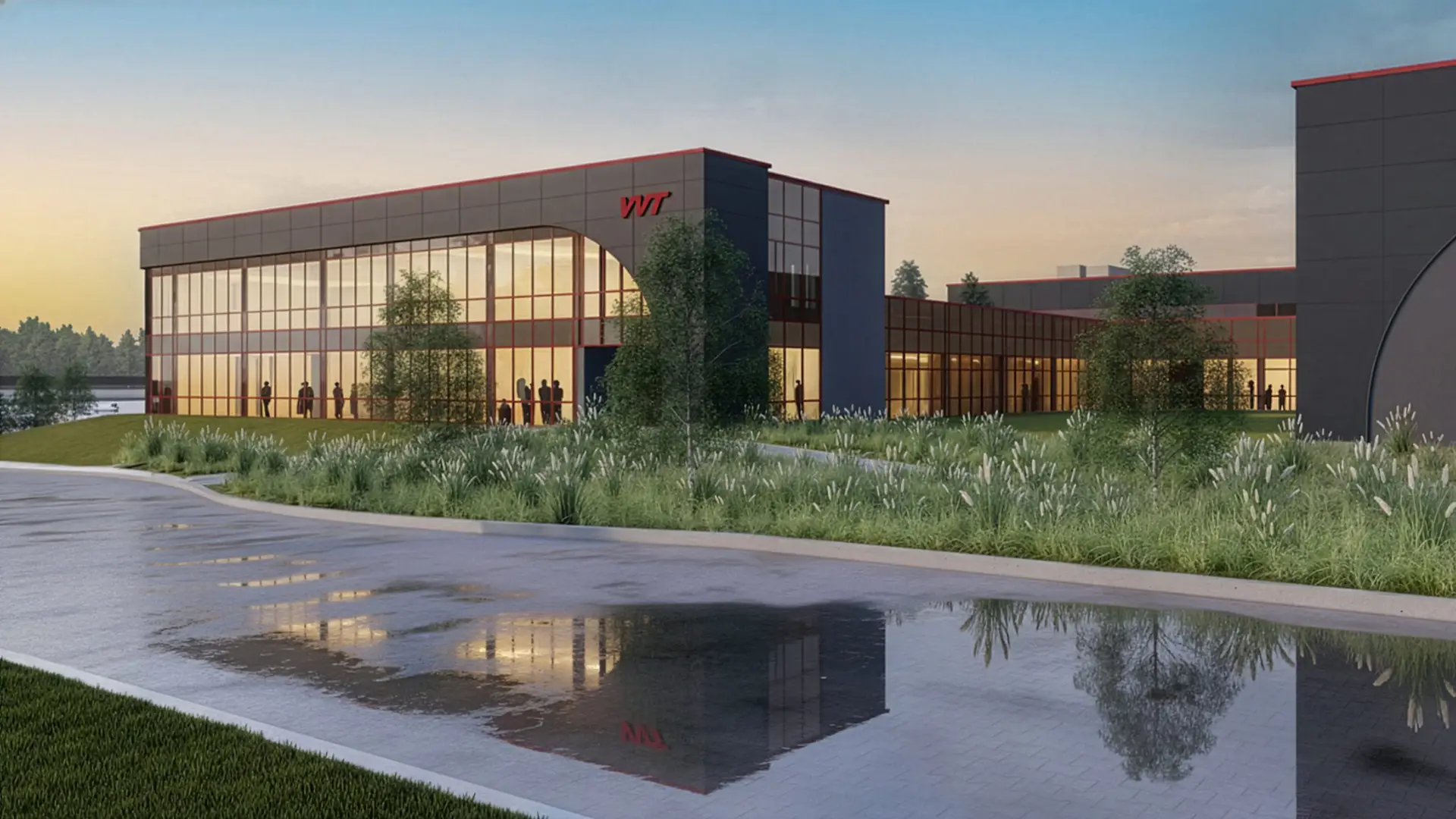 Vilniaus visuomeninio transporto (autobusų) parkas – projekto vaizdas